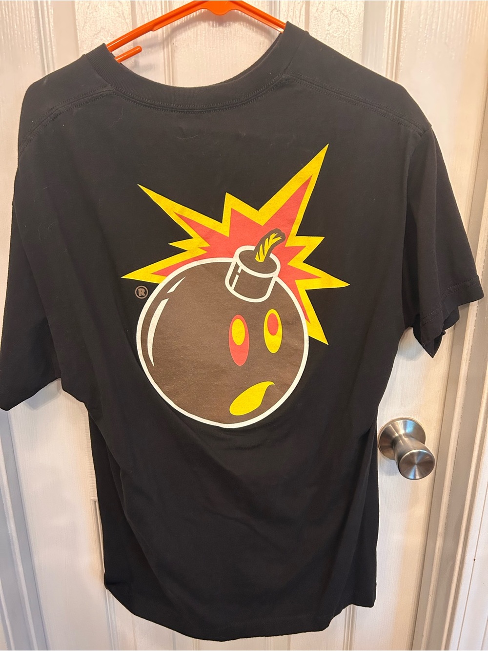 The Hundreds Adam Bomb Black T-Shirt Label Print